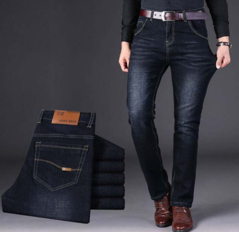 Classic Stylish Men’s Business Jeans - Image 2