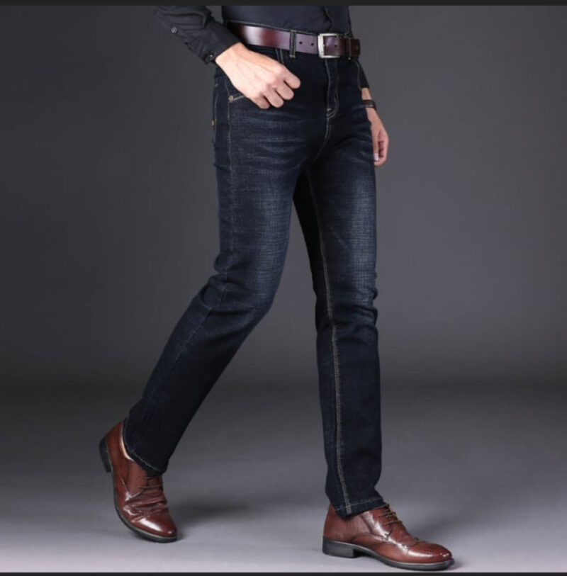 Classic Stylish Men’s Business Jeans - Image 3