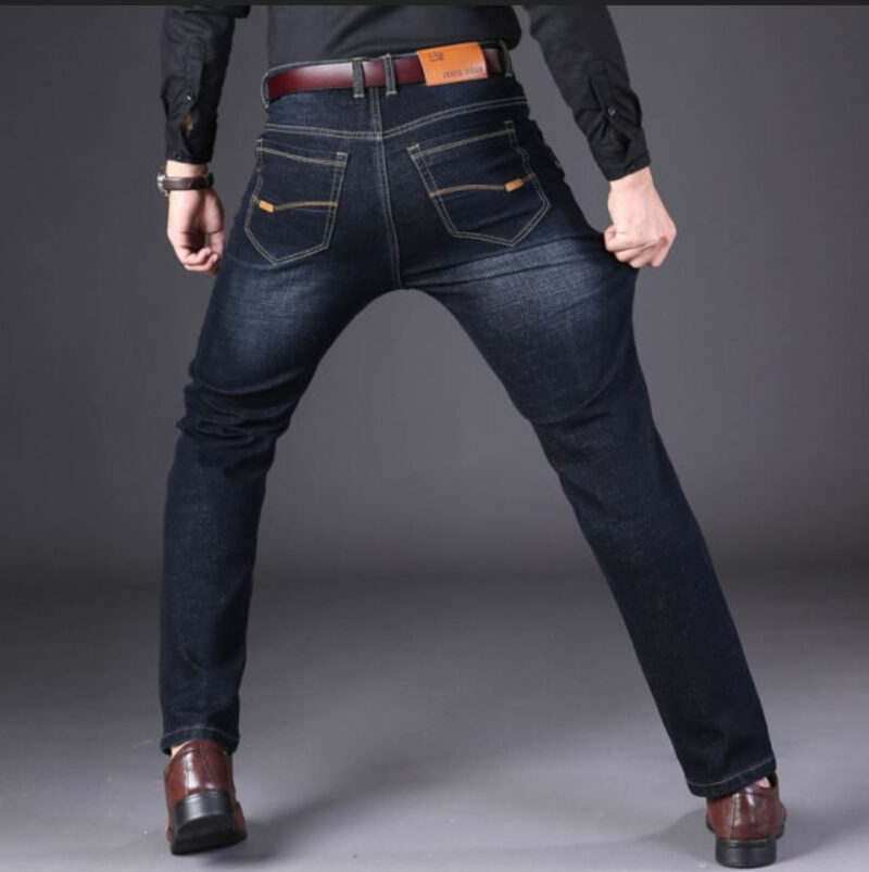Classic Stylish Men’s Business Jeans - Image 4