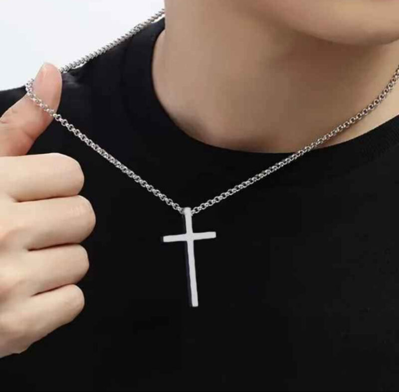 Men’s Cross Necklace - Image 4