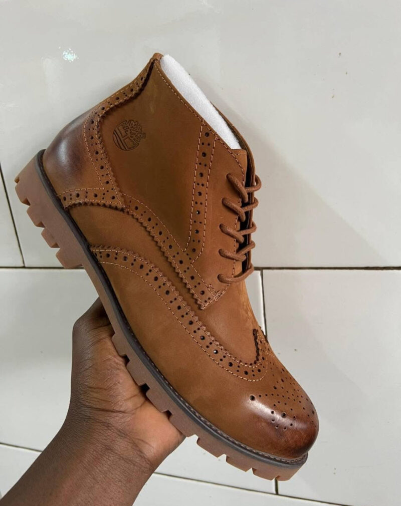 Men’s Design Lace Boots - Image 2