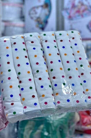 Felicia 6PCs Receiving Sheets-Multi-Color