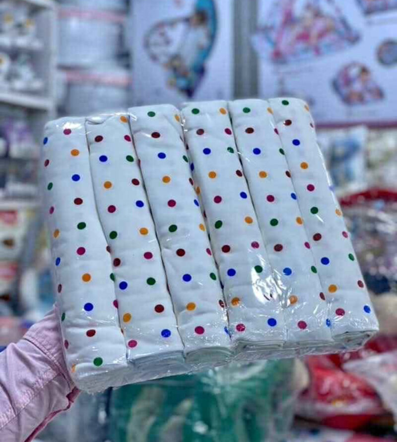 Felicia 6PCs Receiving Sheets-Multi-Color