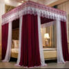 4 Stand Curtained Mosquito Net