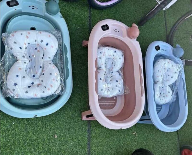 Baby Foldable Bathtubs With Bather - Image 3