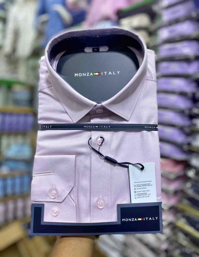 Monza Italy Men’s Cotton Long Sleeve Shirts - Image 5
