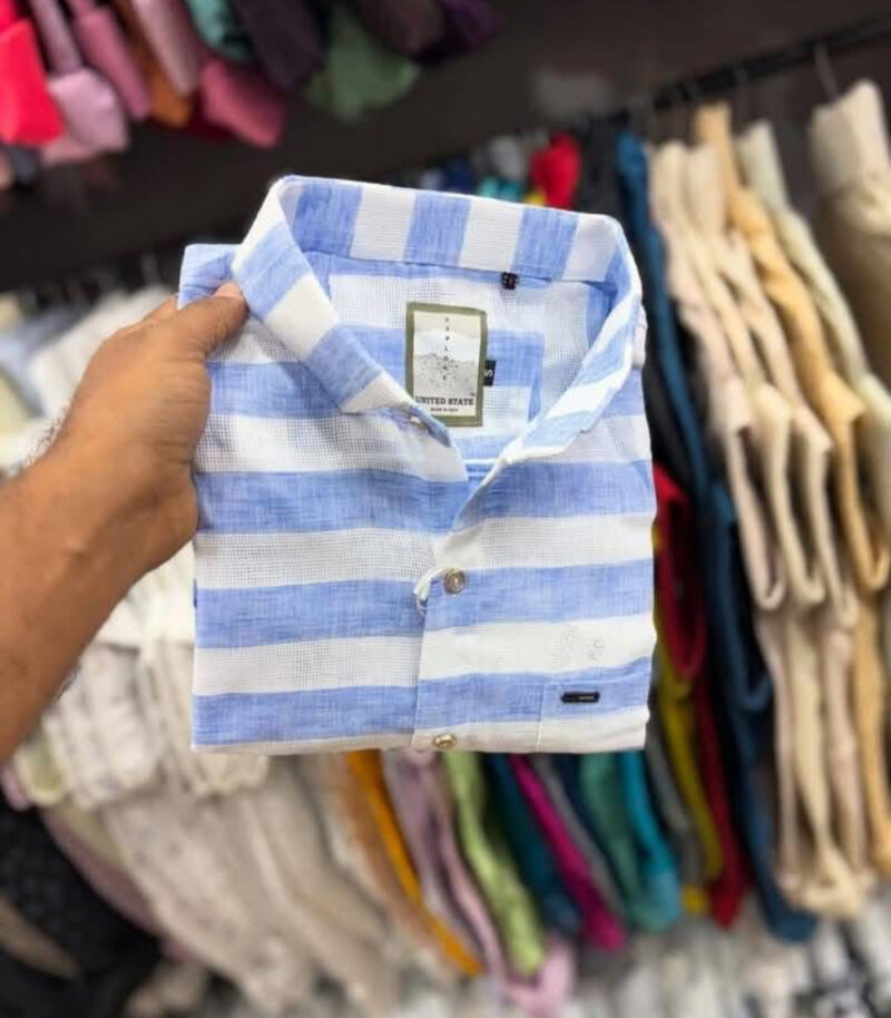 High Quality Men’s Short Sleeve Shirts 100% Cotton - Image 7