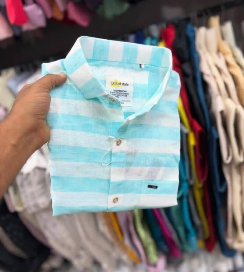 High Quality Men’s Short Sleeve Shirts 100% Cotton - Image 8