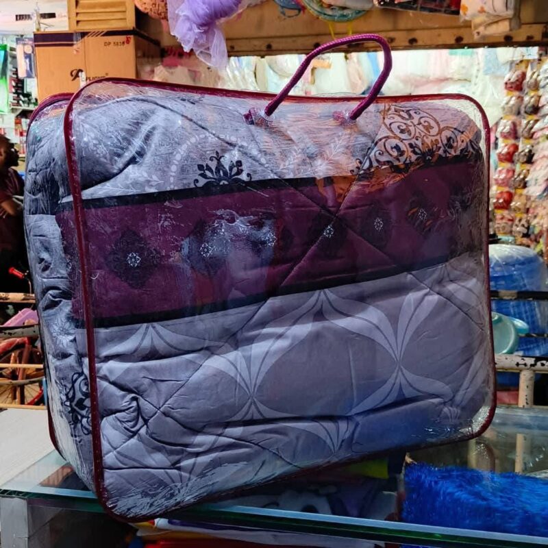 5x6 4PC Duvet Set; 1 Bedcover, 1 Bedsheet, 2 Pillow Cases - Image 3