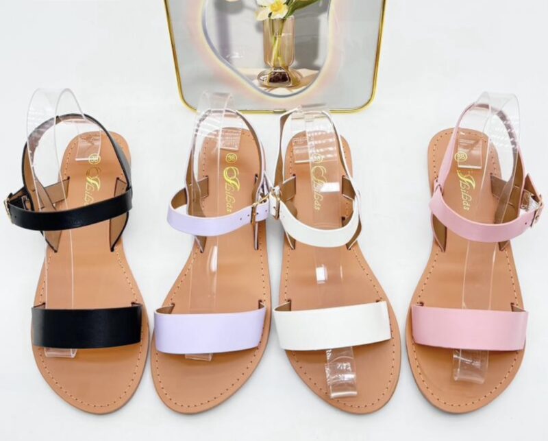 Classic Ladies Flat/Open Shoes-Multiple Colors
