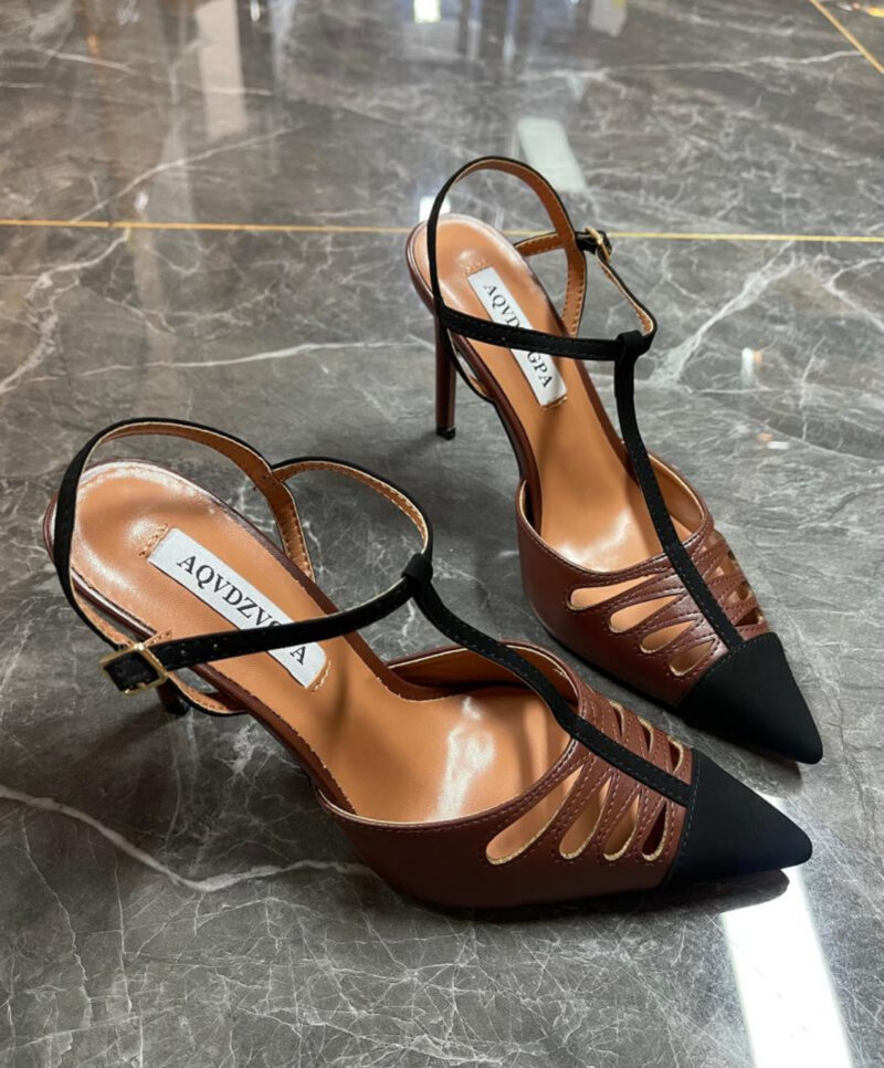 Ladies Pointed Thin High Heels - Image 2