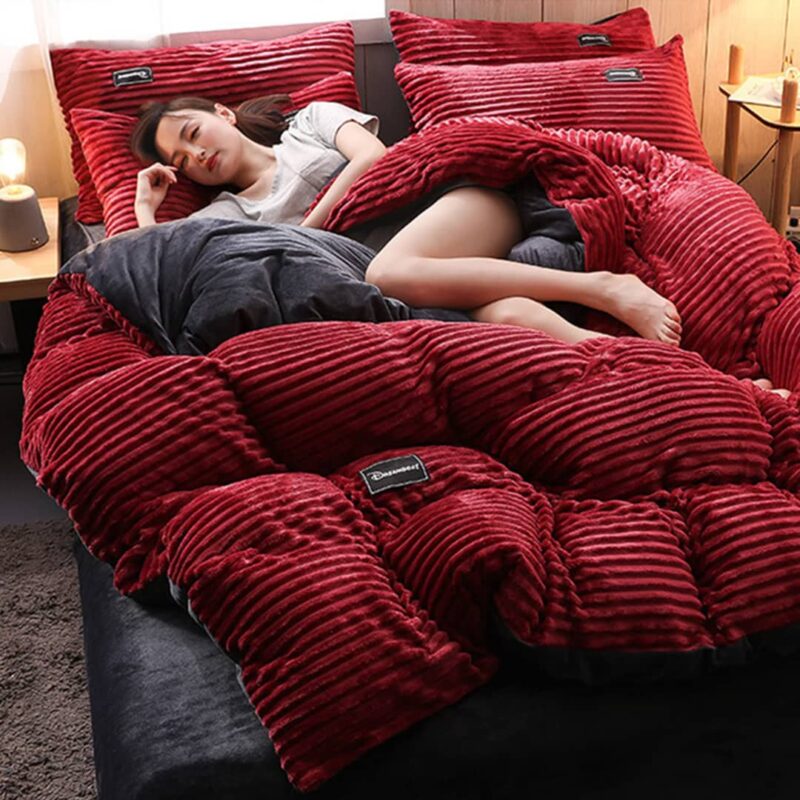 4PC Coral Duvets