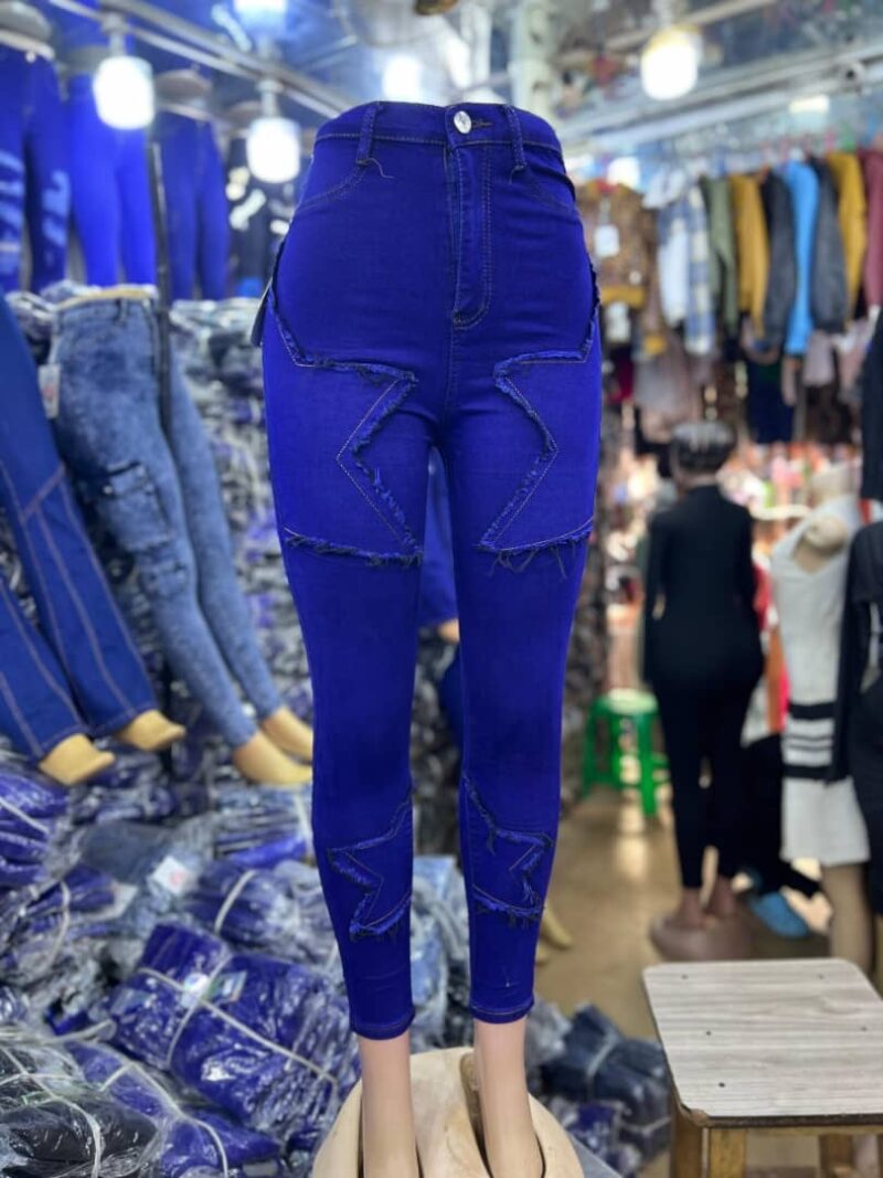 Ladies High Waist Stretch Jeans/ Ladies Skinny Denim Cotton Stretch Jeans/ Ladies Fashionable Trendy Jeans - Image 9