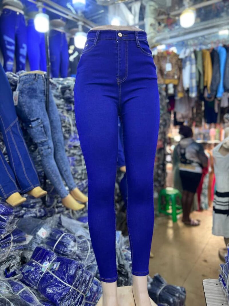 Ladies High Waist Stretch Jeans/ Ladies Skinny Denim Cotton Stretch Jeans/ Ladies Fashionable Trendy Jeans - Image 8