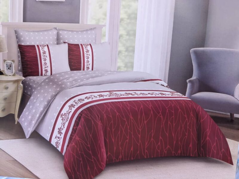 5x6 Duvet Set: 1 Duvet 1 Bedsheet 4 Pillowcases