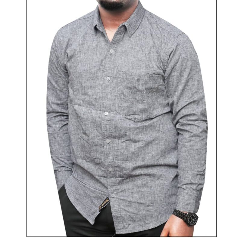 Men’s High Quality Cotton Office Shirts Long-Sleeved - Image 7