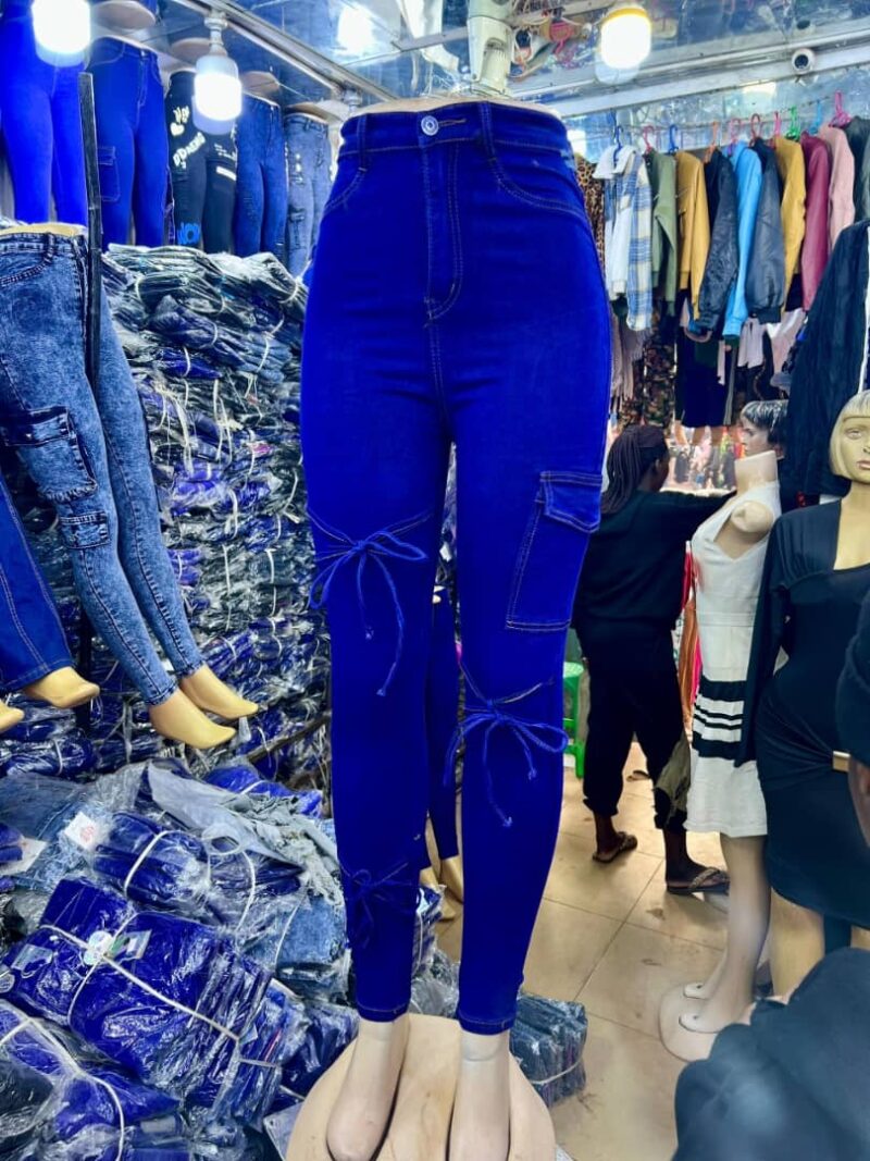 Ladies High Waist Stretch Jeans/ Ladies Skinny Denim Cotton Stretch Jeans/ Ladies Fashionable Trendy Jeans - Image 7