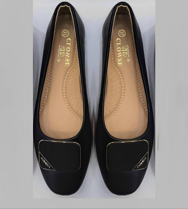 Ladies Leather Fashion Designer Elegant Pumps - Image 4