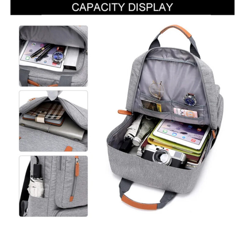 Business Casual Anti-Theft Waterproof Unisex Travel Backpack - Image 6