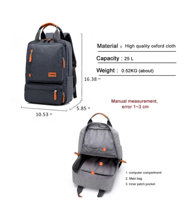 Business Casual Anti-Theft Waterproof Unisex Travel Backpack - Image 9