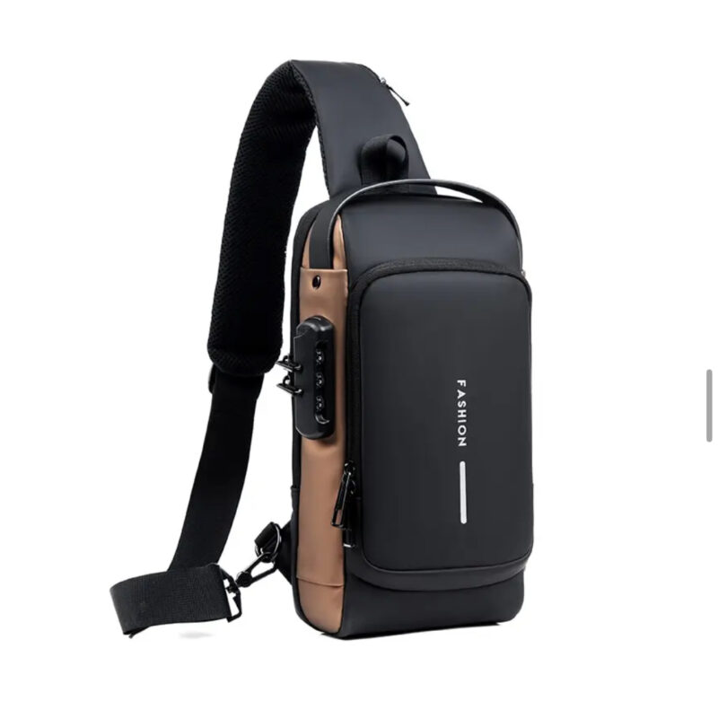 Men’s Multifunctional Anti-Theft USB Shoulder Crossbody Travel Sling Chest Bag - Image 7