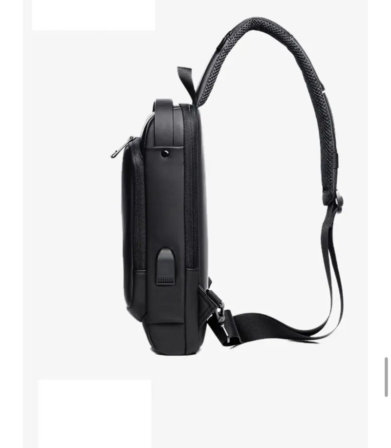 Men’s Multifunctional Anti-Theft USB Shoulder Crossbody Travel Sling Chest Bag - Image 3