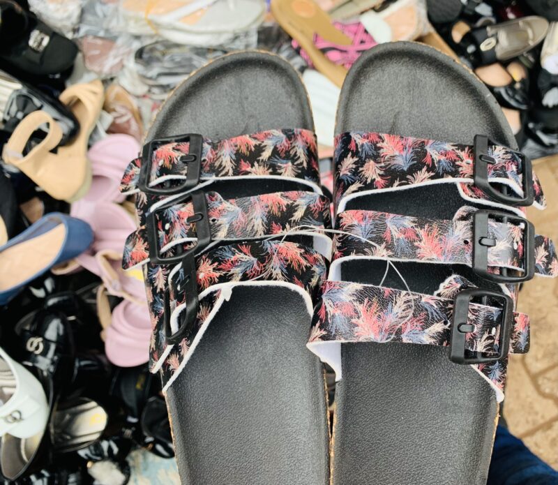 Classic Ladies Flat Open Flat Shoes - Image 3