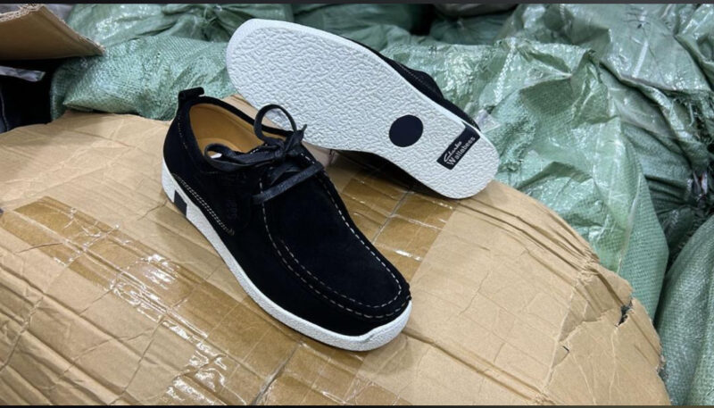 Men’s Lace Up Loafers Shoes-Black