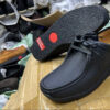 Men’s Lace Up Moccasin-Black