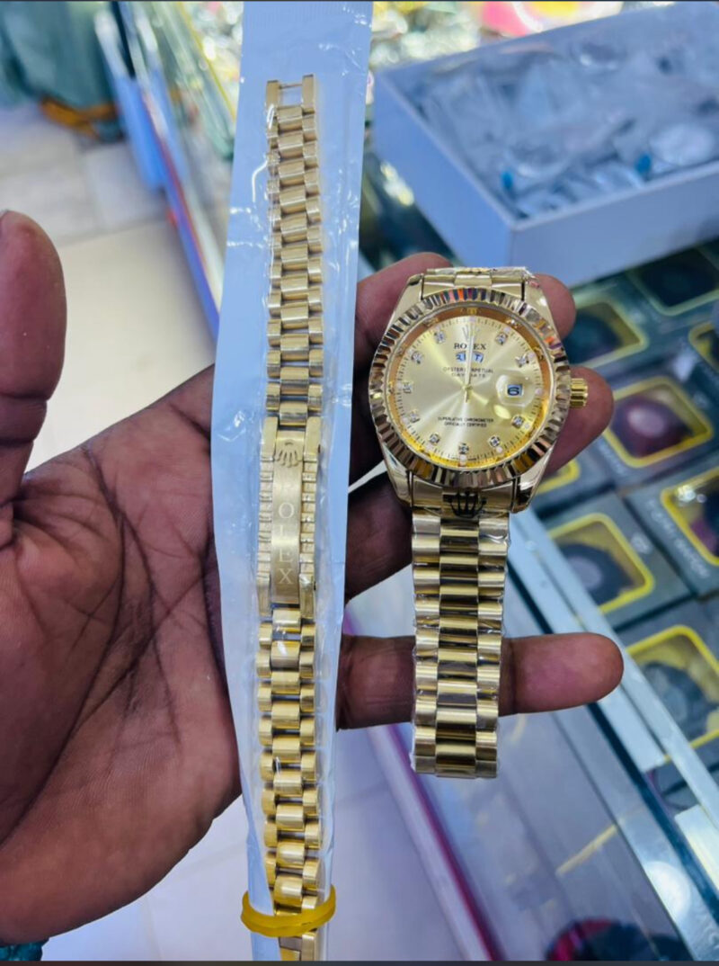 Rolex Watch-Gold - Image 2