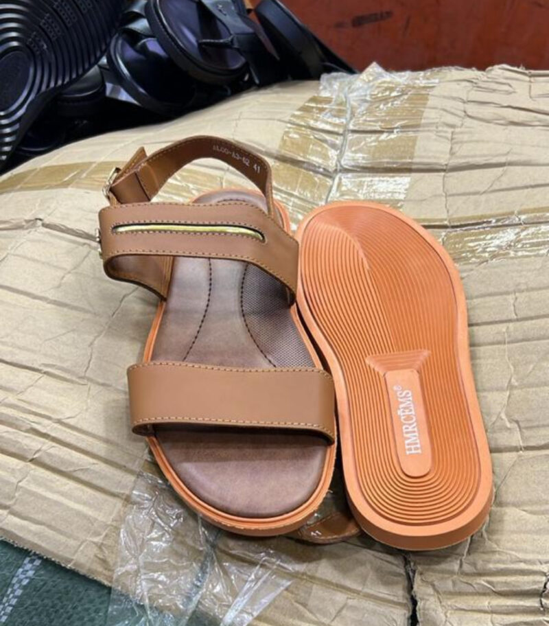 Men’s Leather Flat/Open Toe Sandals/Shoes/Slippers