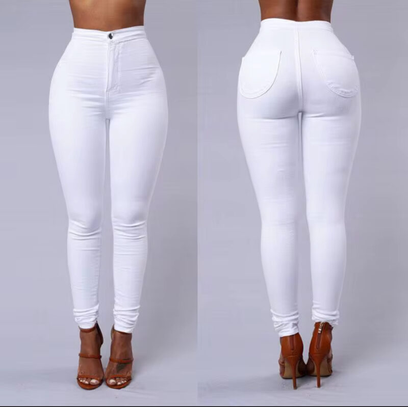 Ladies Stretch Body Shapers High Waist Jeans - Image 5