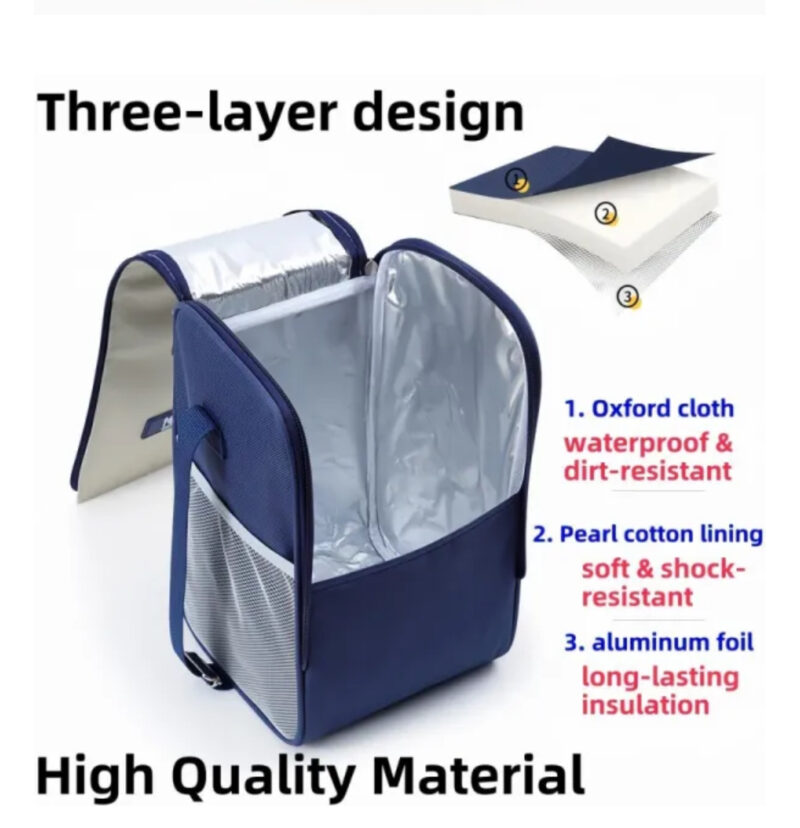 Insulated Lunch Bag Bento Lunch Box Women/Men Office Travel Work Picnic Beach Small Reusable Portable Leakproof Food Container - Image 7