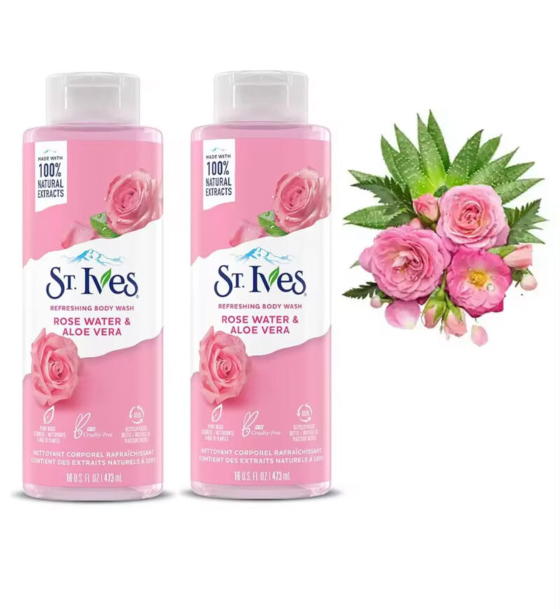 Bath Supplies Moisturizing Skin St Ives Refreshing Body Wash 16 oz - Image 2