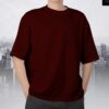 High Quality Short-Sleeved Men’s 100% Cotton Casual Oversized Round Neck Streetwear T-shirts For Men