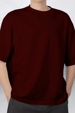 High Quality Short-Sleeved Men’s 100% Cotton Casual Oversized Round Neck Streetwear T-shirts For Men