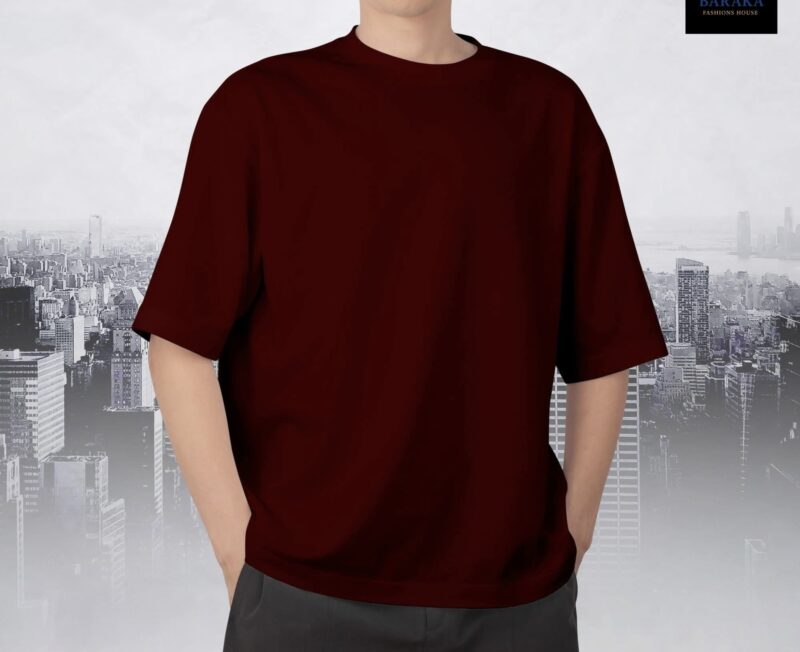 High Quality Short-Sleeved Men’s 100% Cotton Casual Oversized Round Neck Streetwear T-shirts For Men