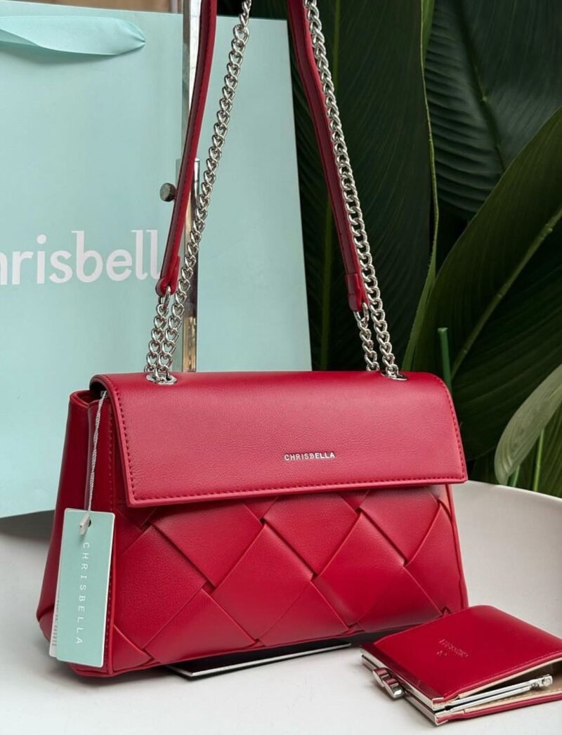 Chrisbella Women’s Classic Shoulder With Wallet - Image 4
