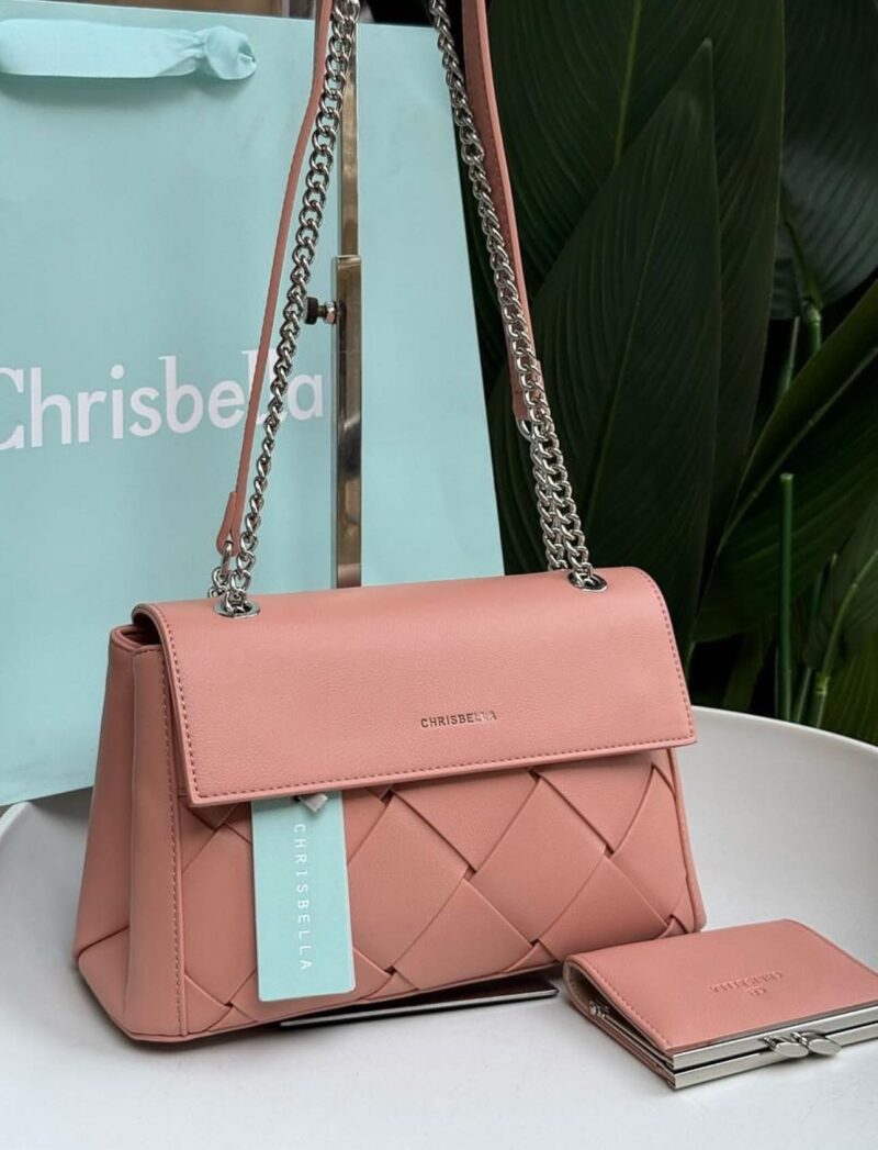 Chrisbella Women’s Classic Shoulder With Wallet - Image 3