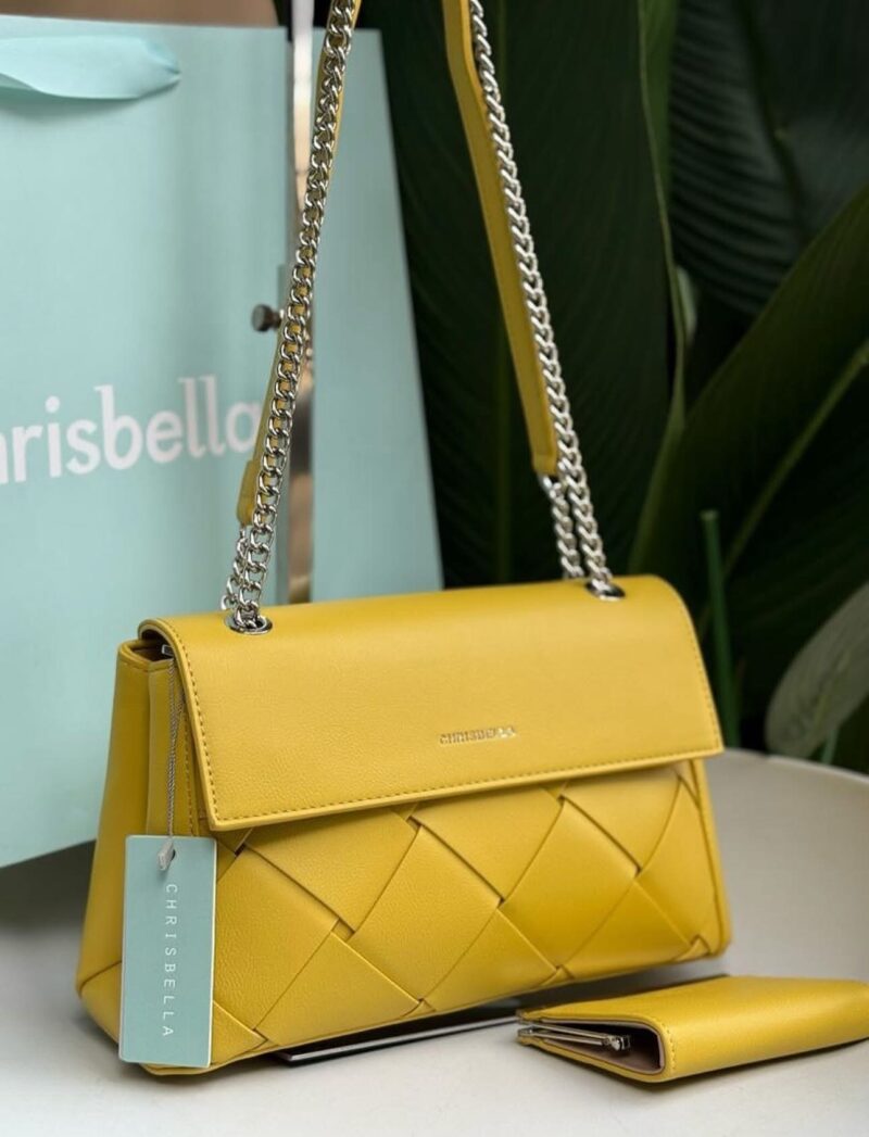 Chrisbella Women’s Classic Shoulder With Wallet - Image 2