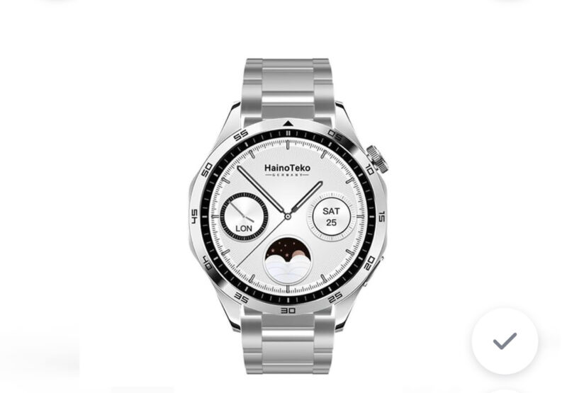 Haino Teko Germany GT4 RW-44 AMOLED Smart Watch With 3 Straps - Image 3