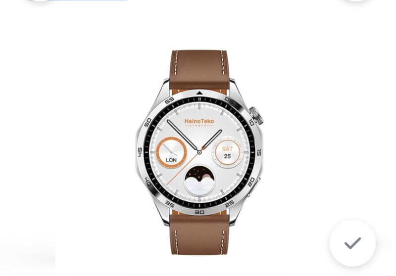 Haino Teko Germany GT4 RW-44 AMOLED Smart Watch With 3 Straps - Image 5