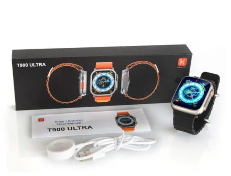 T900 Ultra Smart Watch 49mm Original Wireless Charging Smartwatch 2.02 Inch Screen Rotating Dual Buttons Smartwatch - Image 4