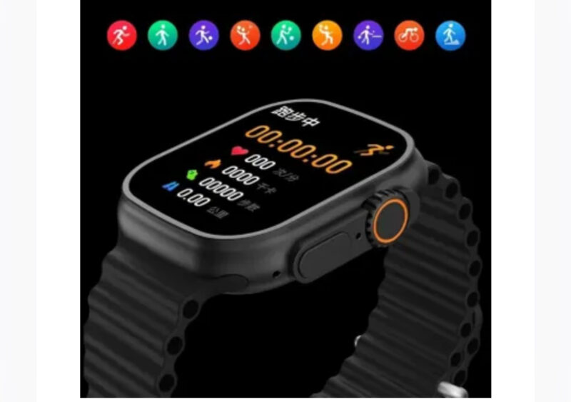 T900 Ultra Smart Watch 49mm Original Wireless Charging Smartwatch 2.02 Inch Screen Rotating Dual Buttons Smartwatch - Image 5