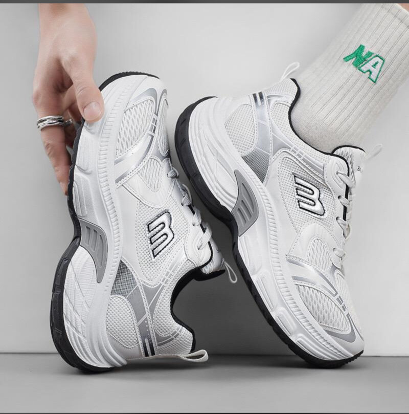 Original Balenciaga Leather Sneakers - Image 3