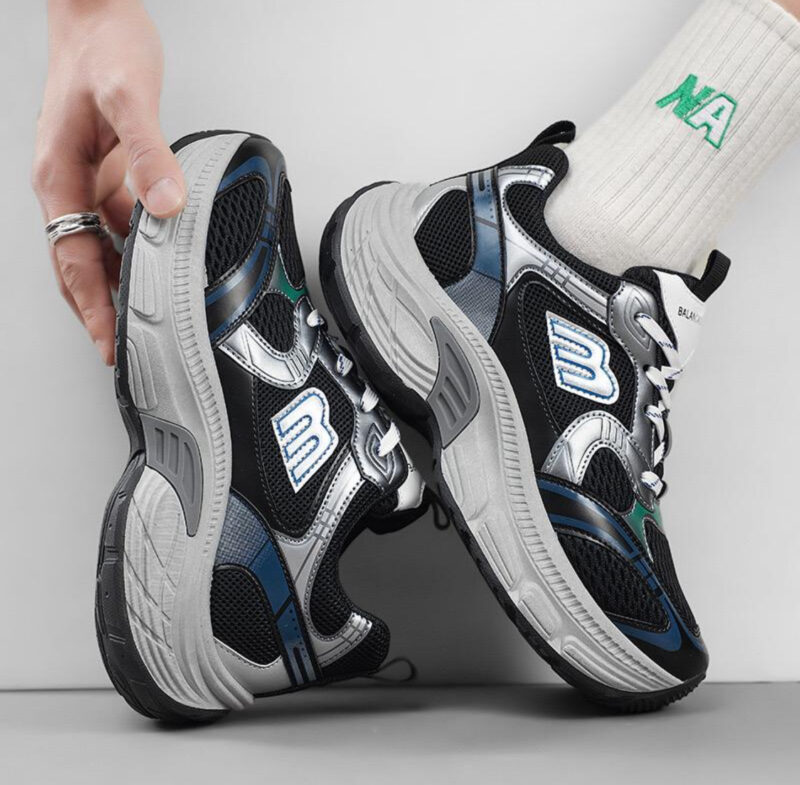 Original Balenciaga Leather Sneakers - Image 2