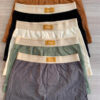 Men’s Sustainable Cotton Anti-Bacterial Breathable Mid-Rise Boxer Shorts With Custom Logo On The Waist