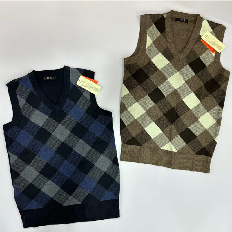 V-Neck Half-Sleeved Sweaters For Men - Image 5