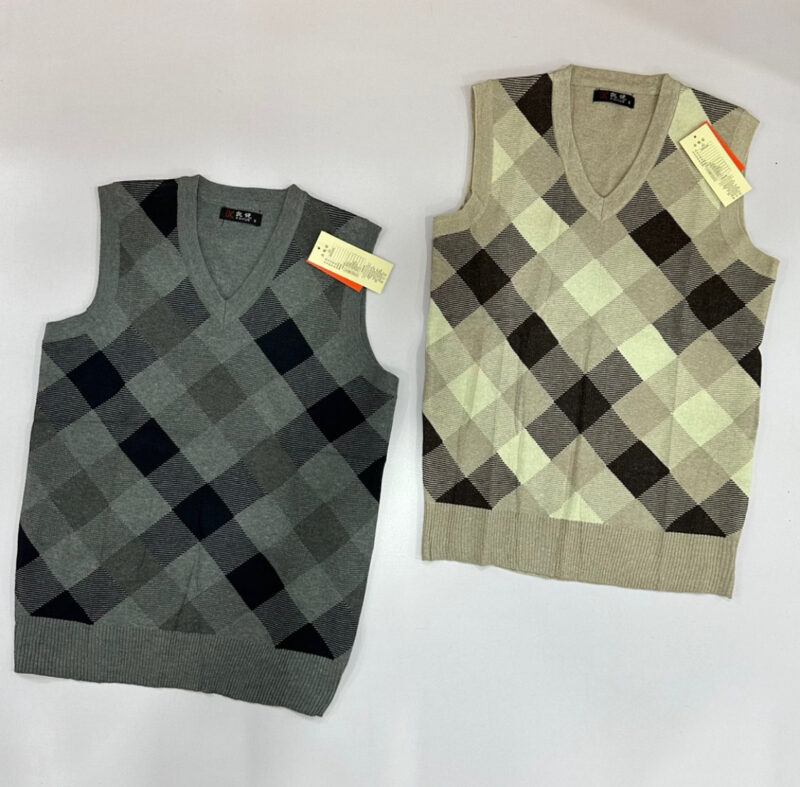 V-Neck Half-Sleeved Sweaters For Men - Image 6