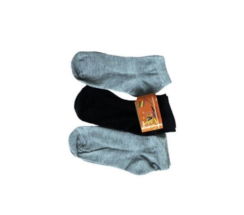 5-Pairs Of High Quality Unisex Ankle Socks-Multicolor